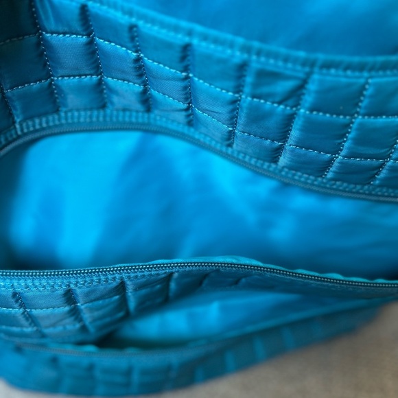 Lug Turquoise Quilted Tote Bag - Picture 3 of 11